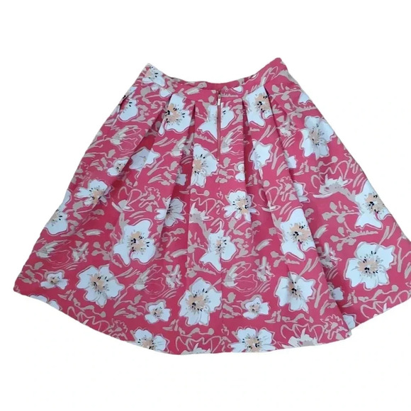 Karl Lagerfeld Pleated Pink Skirt Size L - Picture 2 of 4